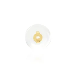 Fermoir Boucle D'oreille Silicone Or Jaune