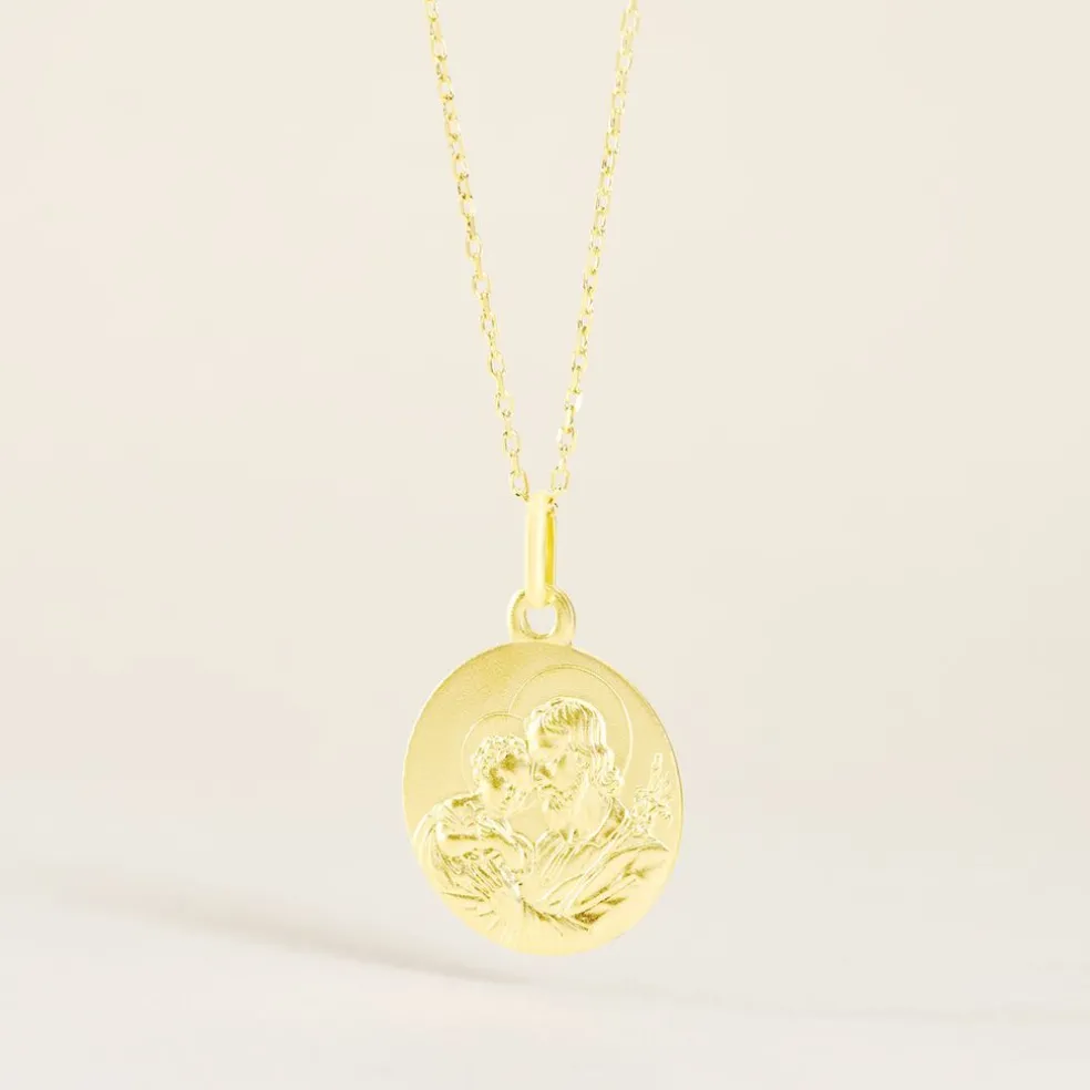 Médaille Or Jaune Saint Joseph