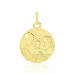 Medaille Or Jaune Sainte Famille