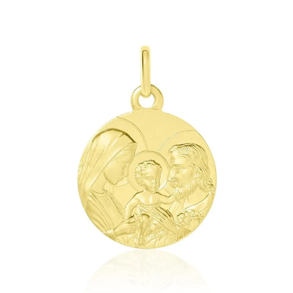 Medaille Or Jaune Sainte Famille