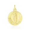 Medaille Or Jaune Vierge
