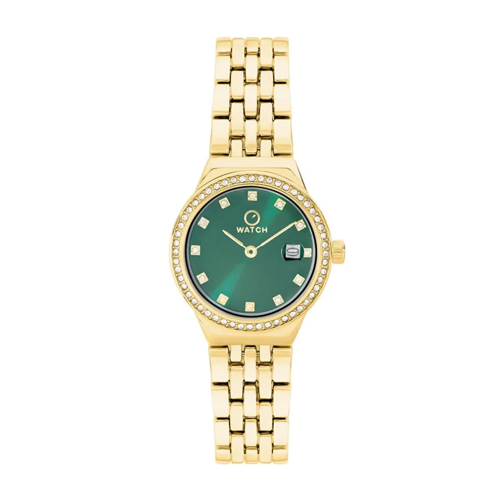 Montre 0 O Watch Glittering Vert