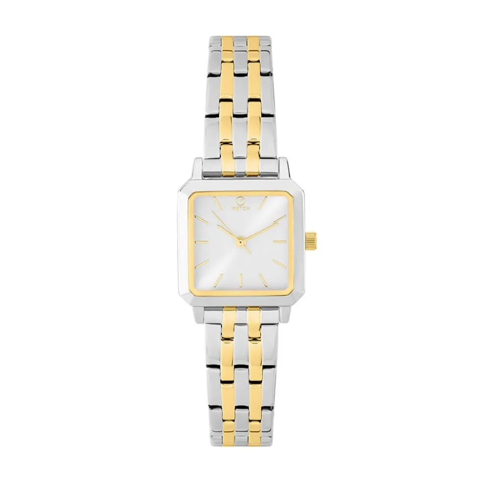 Montre 0 O Watch Square Blanc