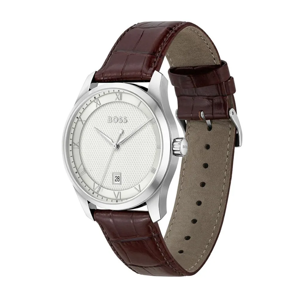 Montre Boss Principle Argenté