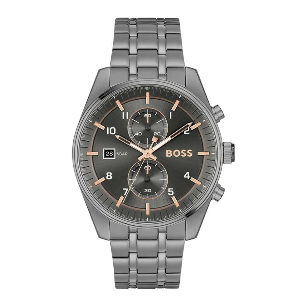 Montre Boss Skytraveller Gris