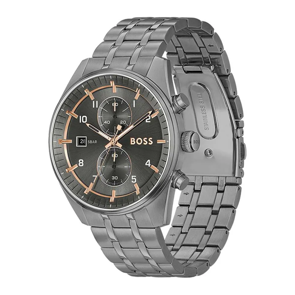Montre Boss Skytraveller Gris