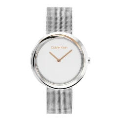 Montre Calvin Klein Twisted Bezel Blanc