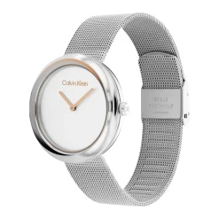 Montre Calvin Klein Twisted Bezel Blanc