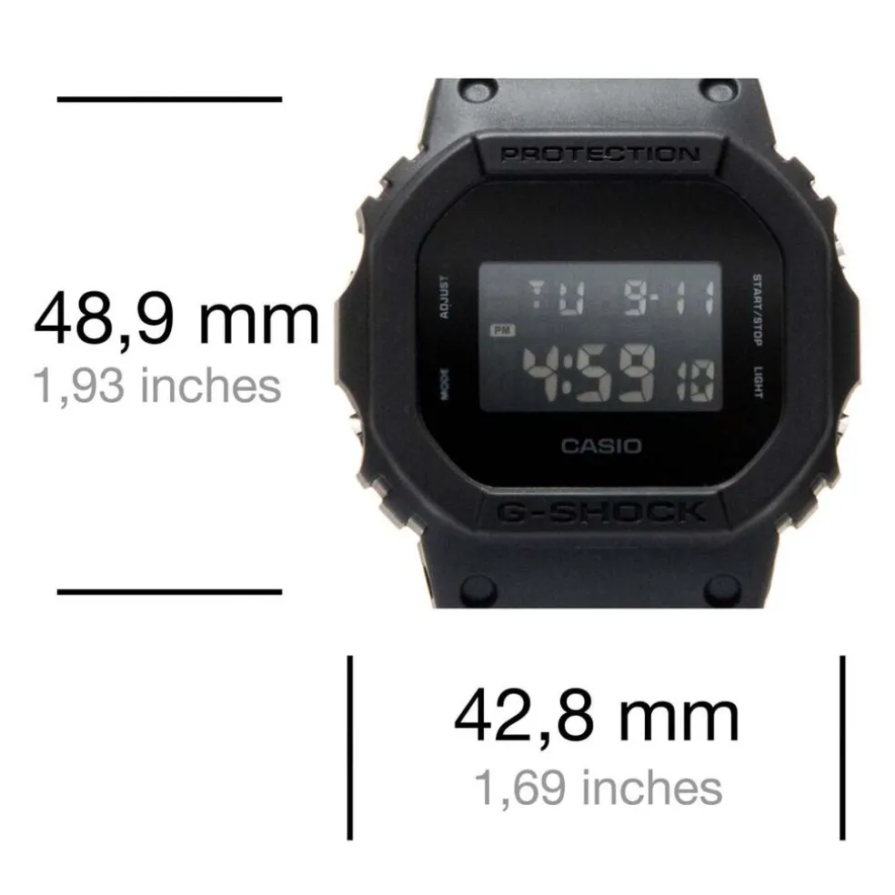 Montre Casio G-shock Black & White Noir