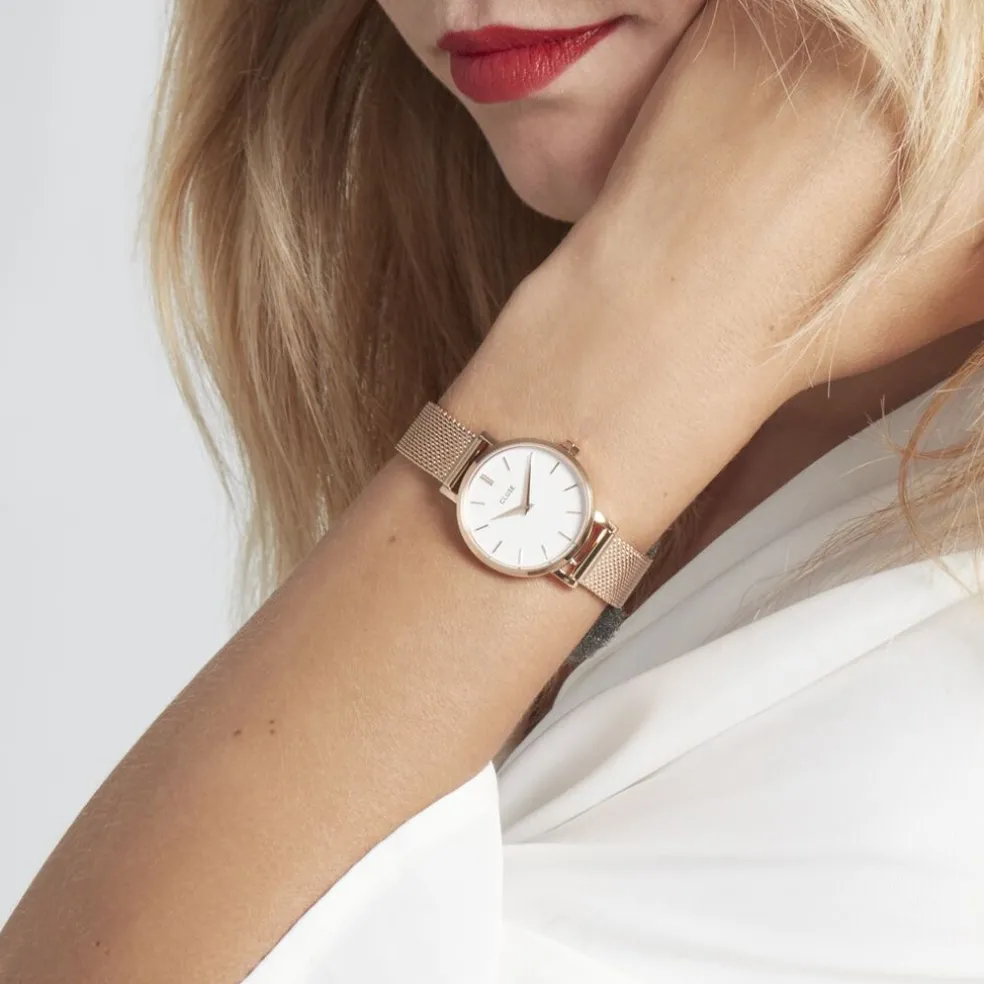Montre Cluse Boho Chic Petite Blanc