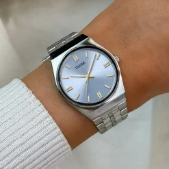 Montre Cluse Retro 70's Bleu