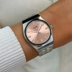 Montre Cluse Retro 70's Rose