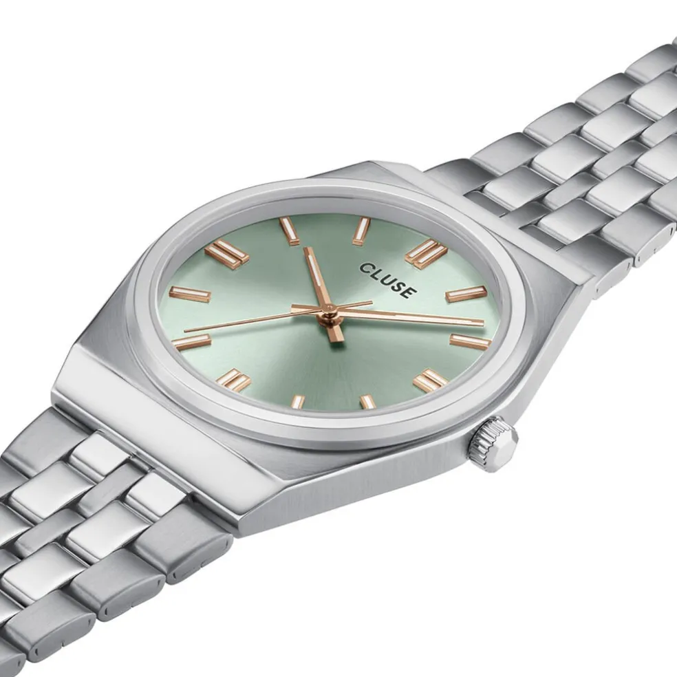 Montre Cluse Retro 70's Vert