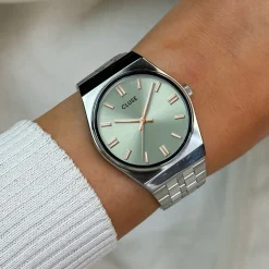 Montre Cluse Retro 70's Vert