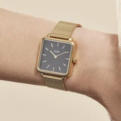 Montre Cluse Tetragone Noir