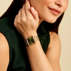 Montre Cluse Tetragone Vert