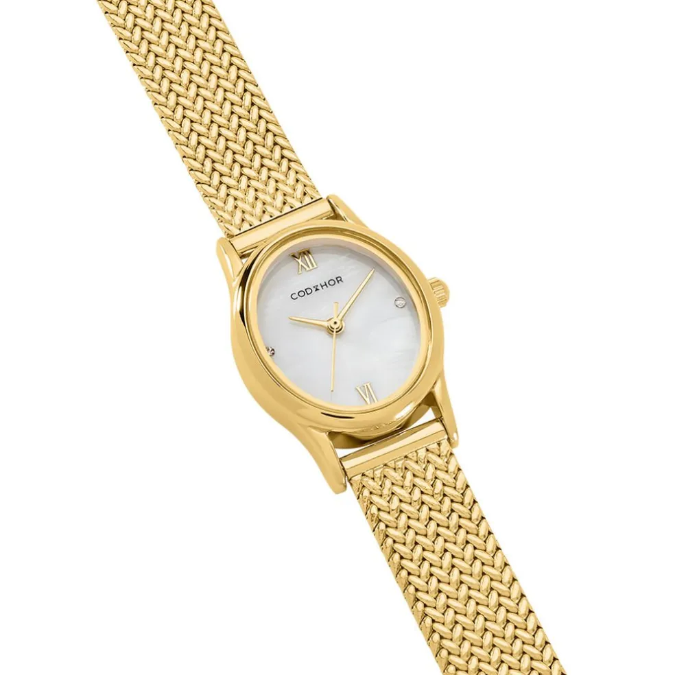 Montre Codhor Suzanne Nacre Blanche