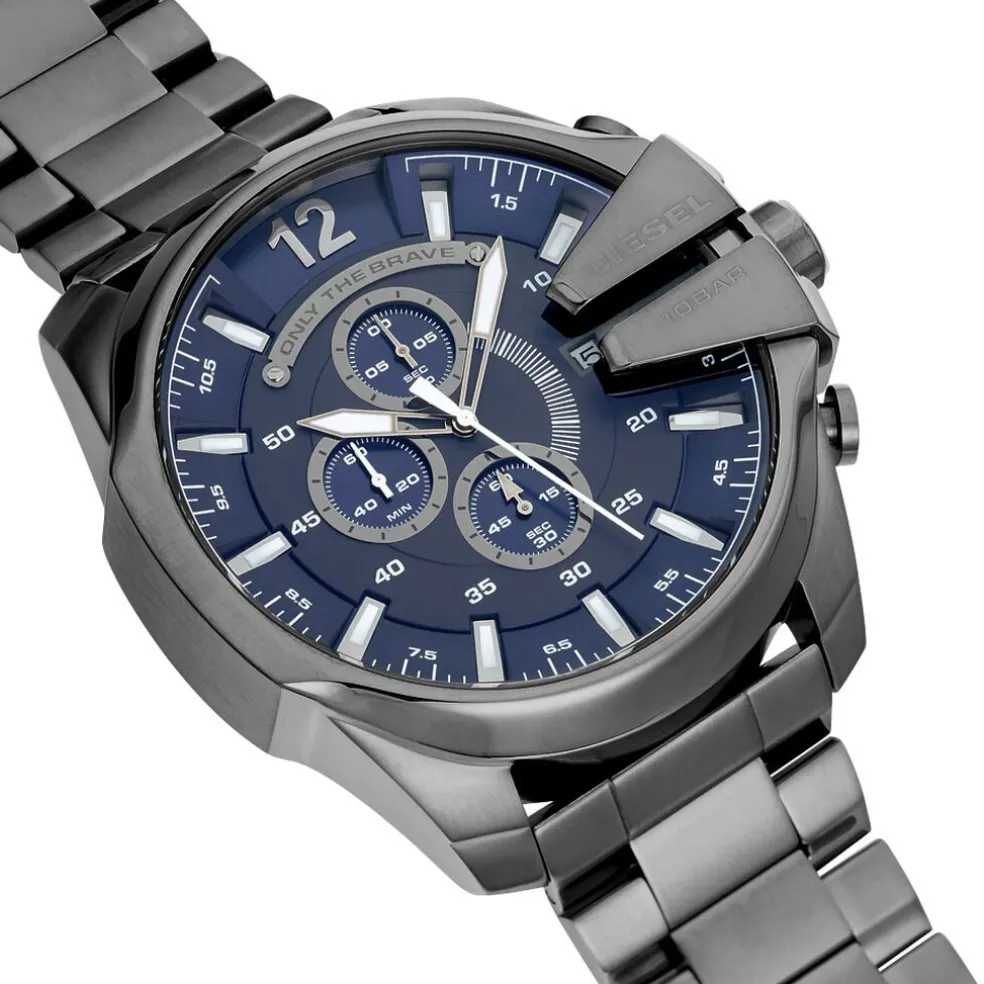 Montre Diesel Mega Chief Bleu