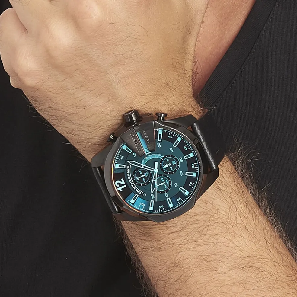 Montre Diesel Mega Chief Noir