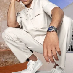 Montre Festina Swiss Made Automatic 40 Bleu