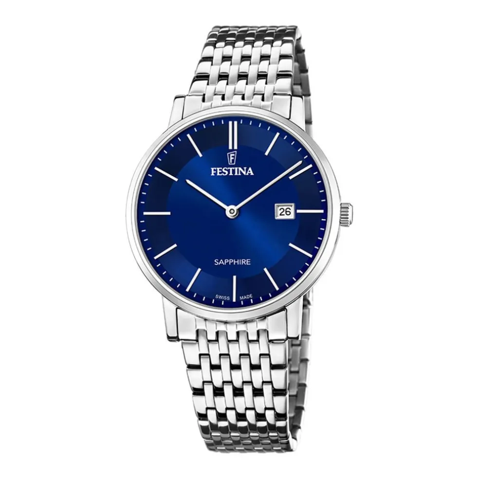 Montre Festina Swiss Made 39 Bleu London