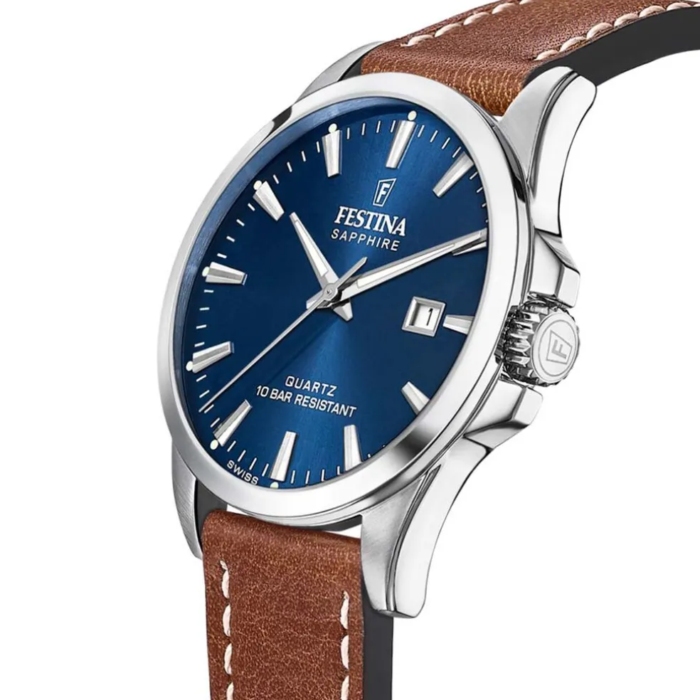 Montre Festina Swiss Made 41 Bleu London