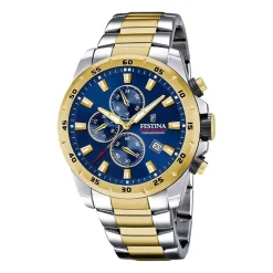 Montre Festina Timeless Chronograph Bleu