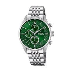 Montre Festina Timeless Chronograph Vert
