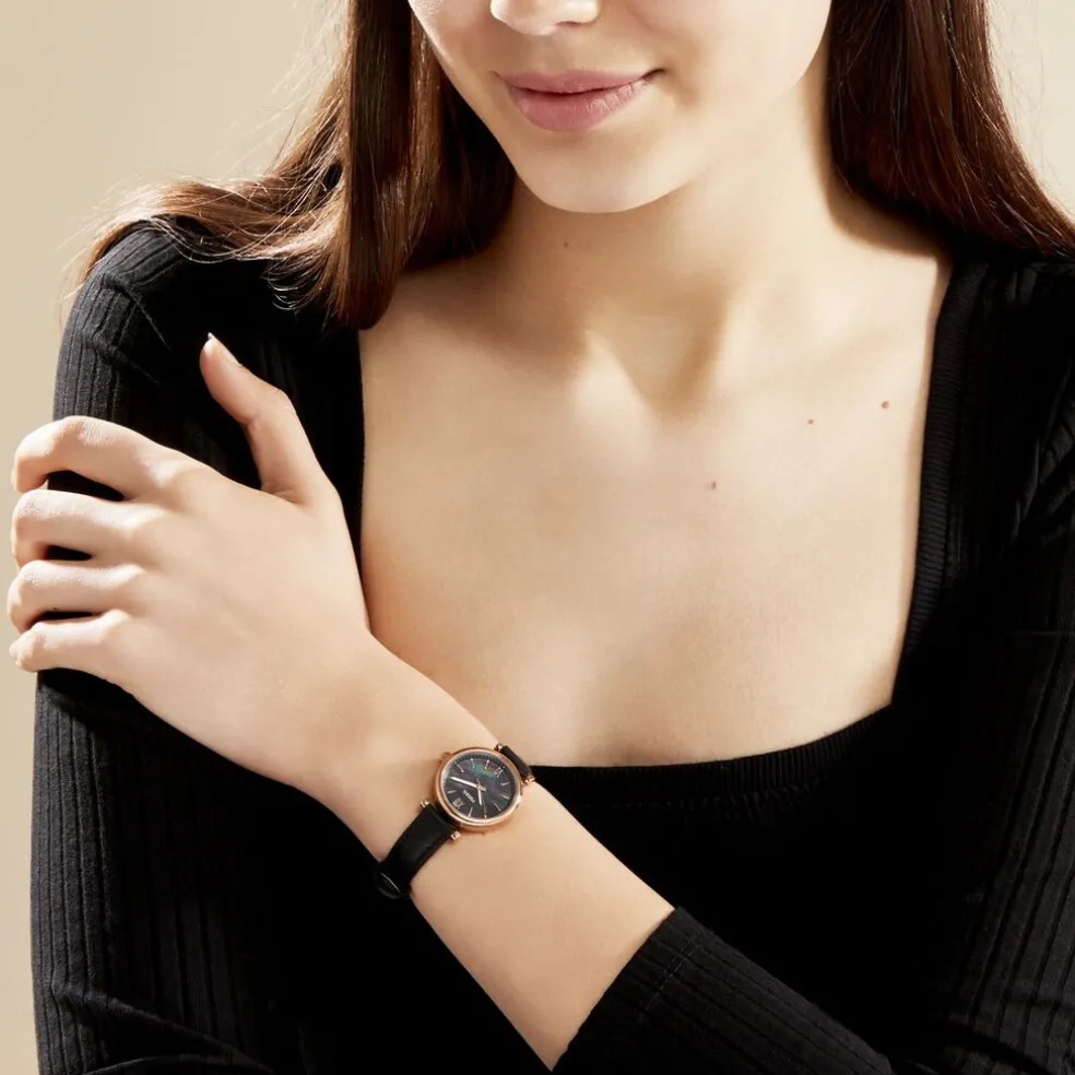 Montre Fossil Carlie Mini Nacre Noire