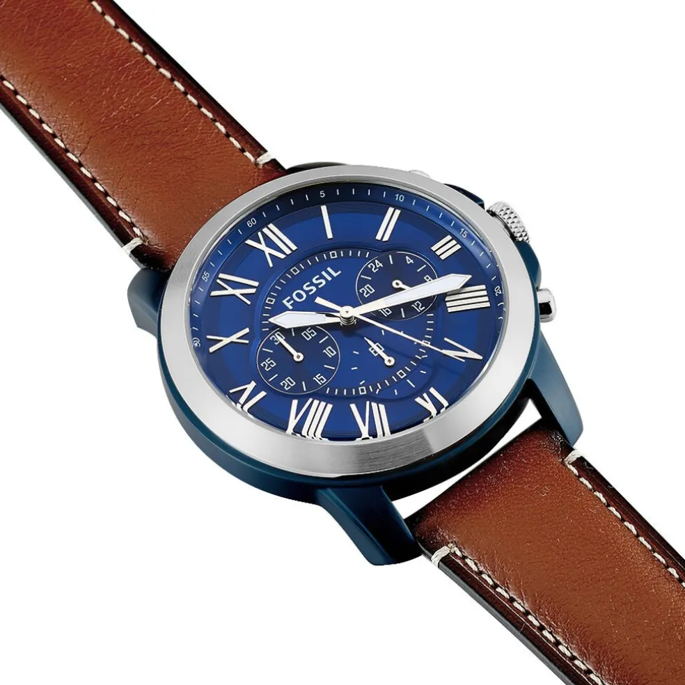 Montre Fossil Grant Bleu