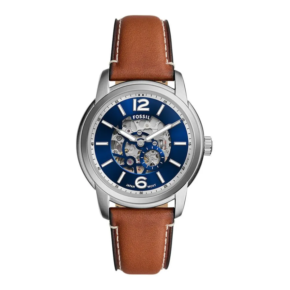 Montre Fossil Heritage Bleu