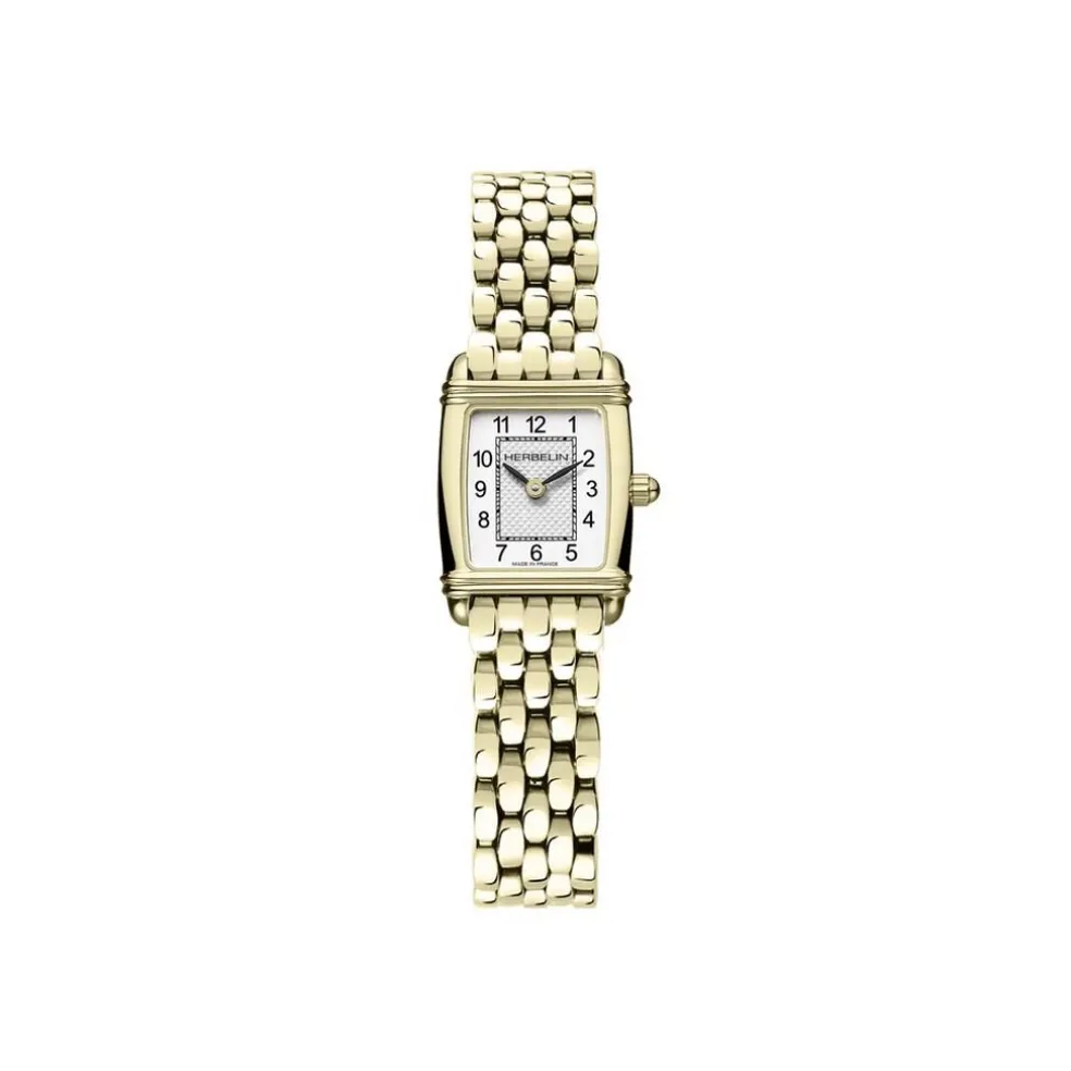 Montre Herbelin Art Deco Argenté