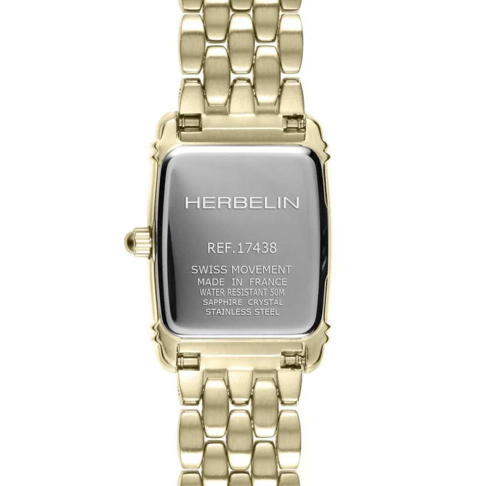 Montre Herbelin Art Deco Argenté