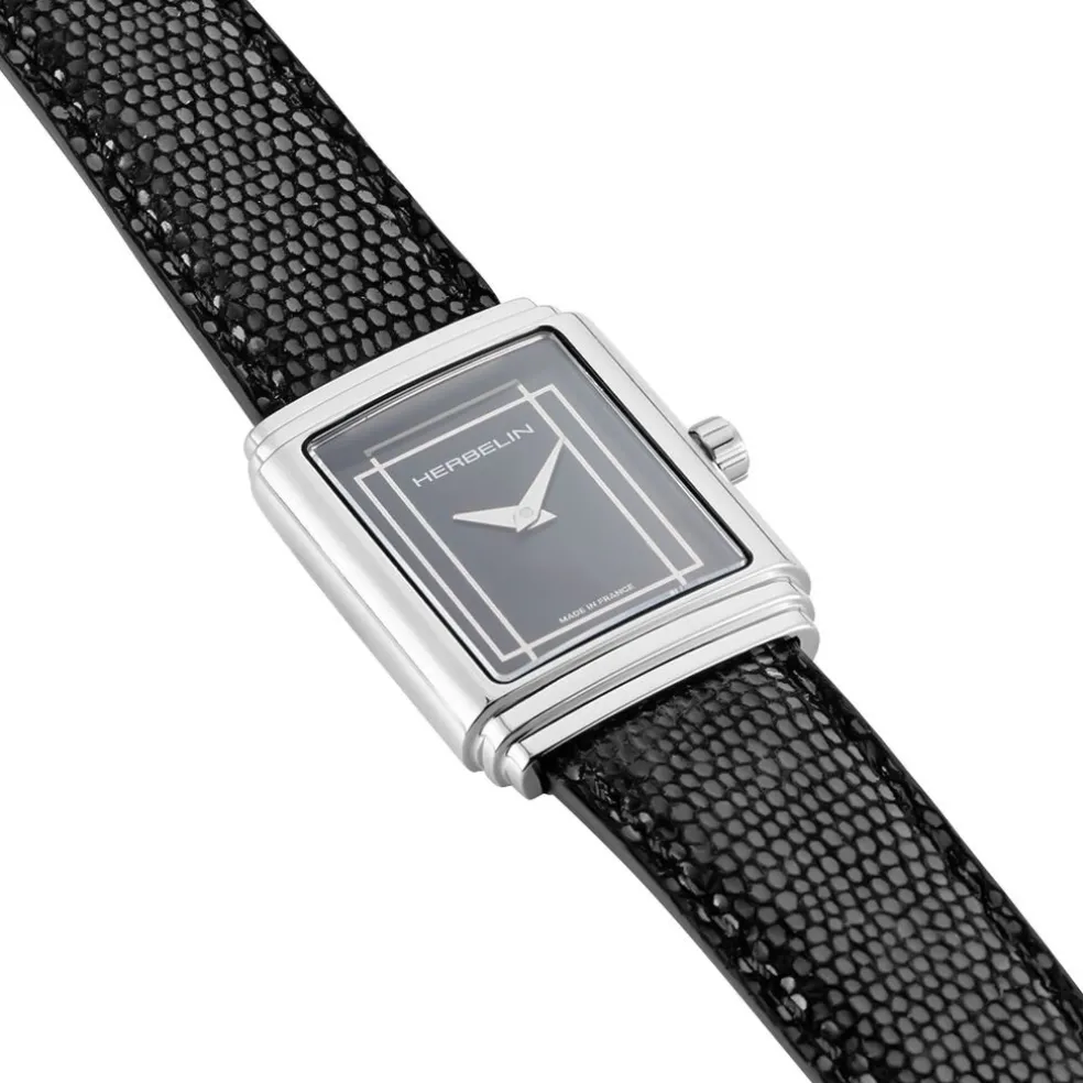 Montre Herbelin Art Deco Noir