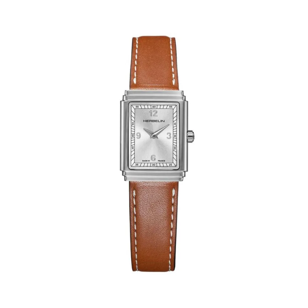 Montre Herbelin Art Deco Argenté
