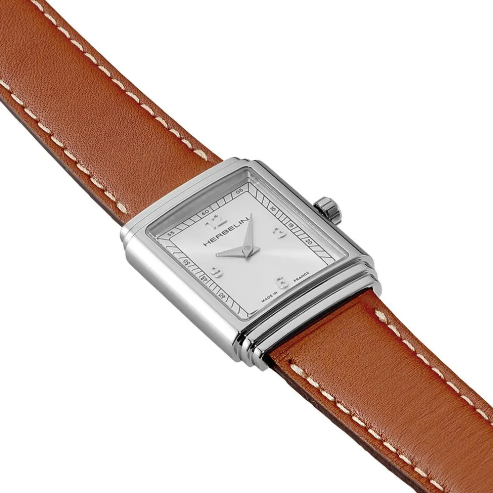 Montre Herbelin Art Deco Argenté
