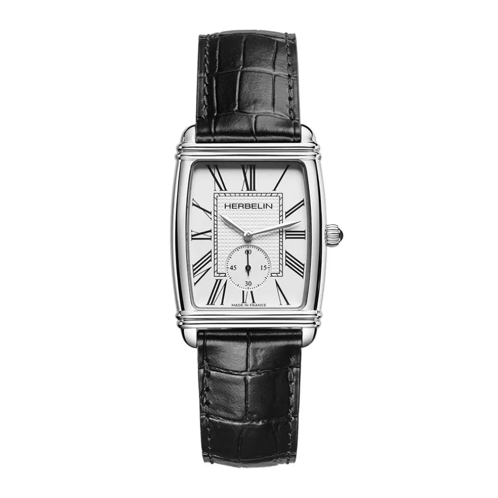 Montre Herbelin Art Deco Argenté