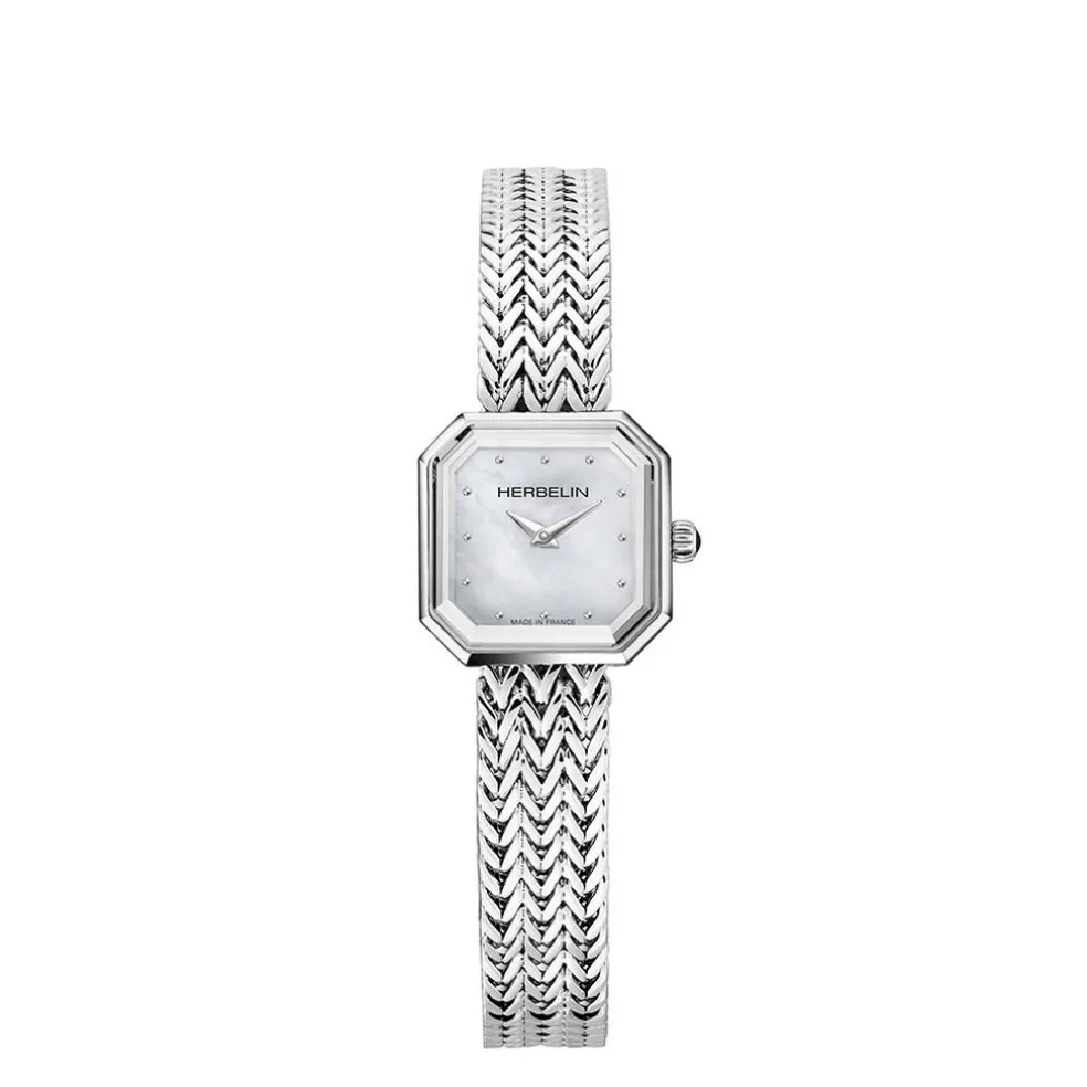 Montre Herbelin Octogone Nacre Blanche