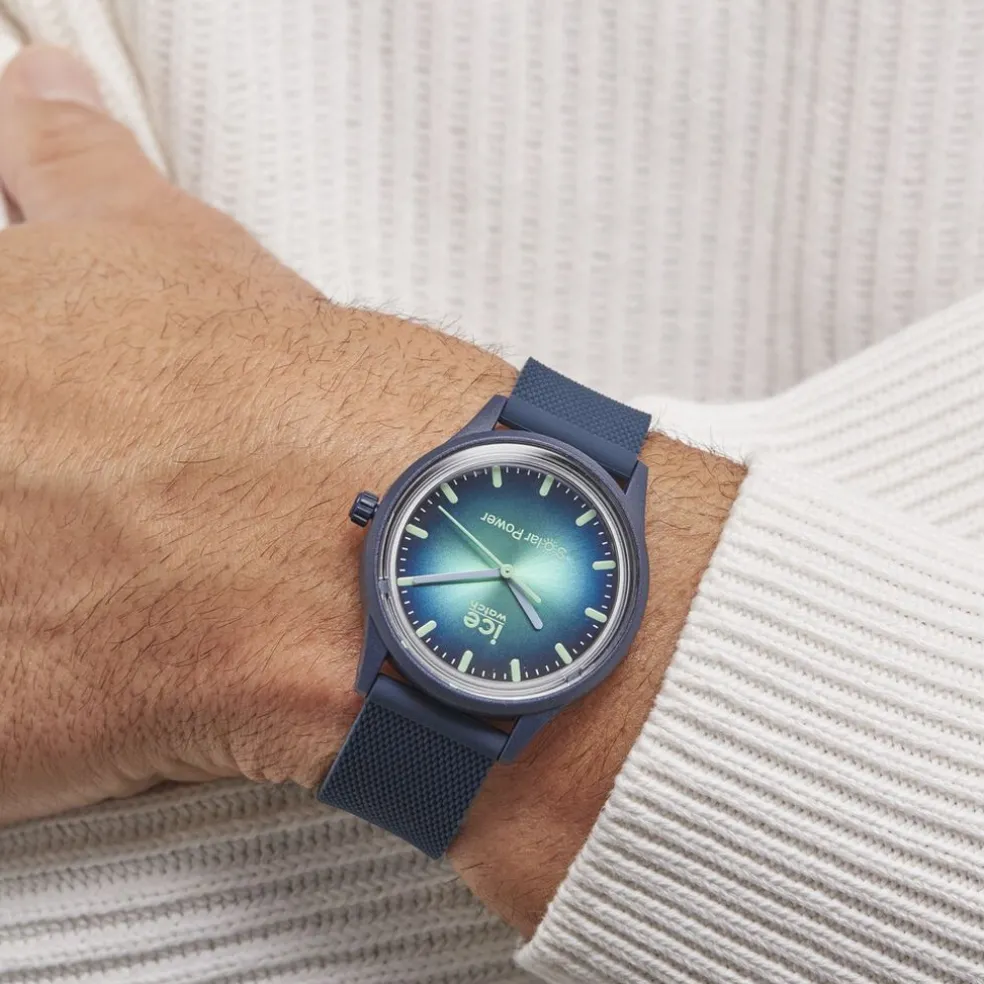 Montre Ice Watch Ice Solar Power Bleu