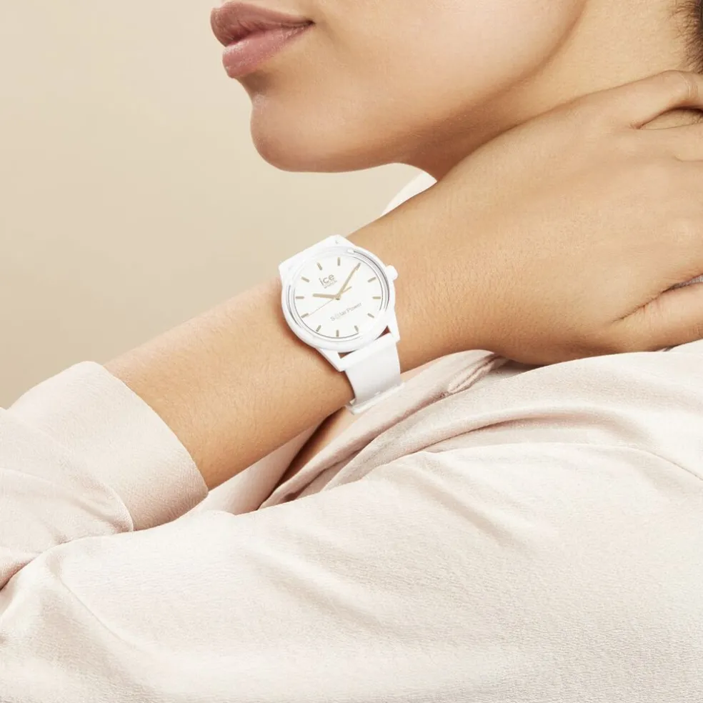 Montre Ice Watch Solar Power Blanc
