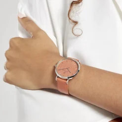 Montre Lannier Pierre Nature Acier Argenté