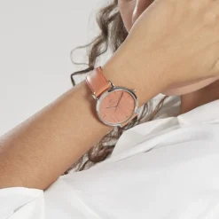 Montre Lannier Pierre Nature Acier Argenté