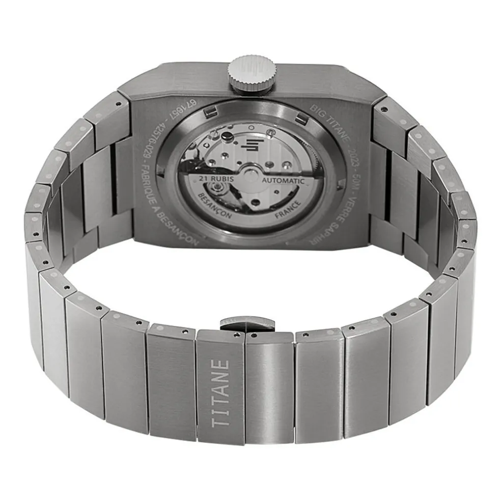 Montre Lip Big Titane Noir