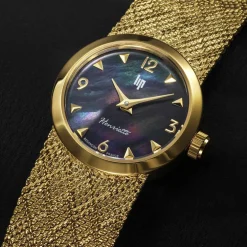 Montre Lip Henriette 22 Nacre Noire