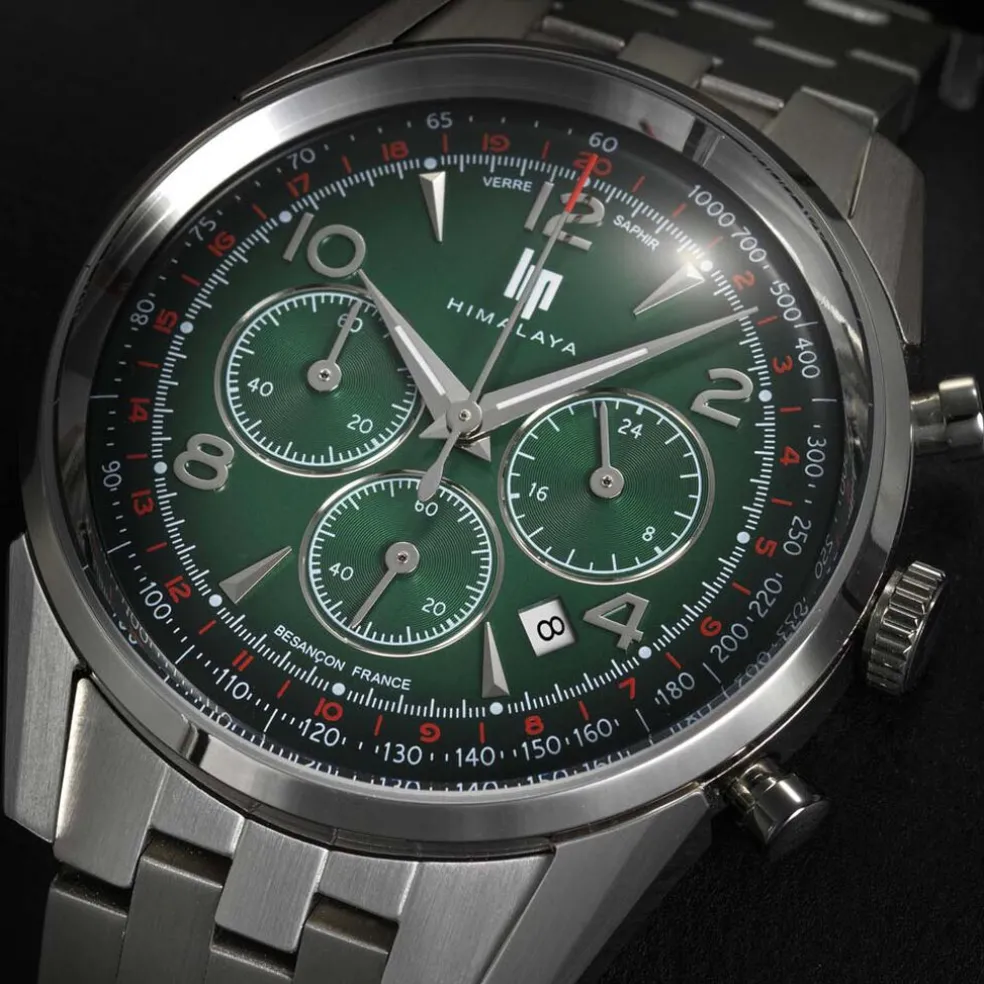 Montre Lip Himalaya Chrono Vert