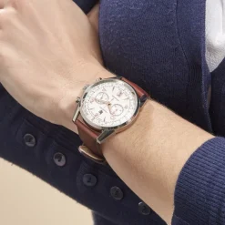 Montre Lip Himalaya Chrono Argenté