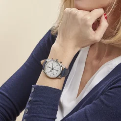 Montre Lip Himalaya Chrono Blanc Argenté