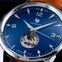 Montre Lip Himalaya C艙ur Battant 40 Bleu