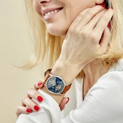 Montre Lip Himalaya Sablier 40 Bleu