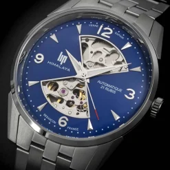 Montre Lip Himalaya Sablier 40 Bleu